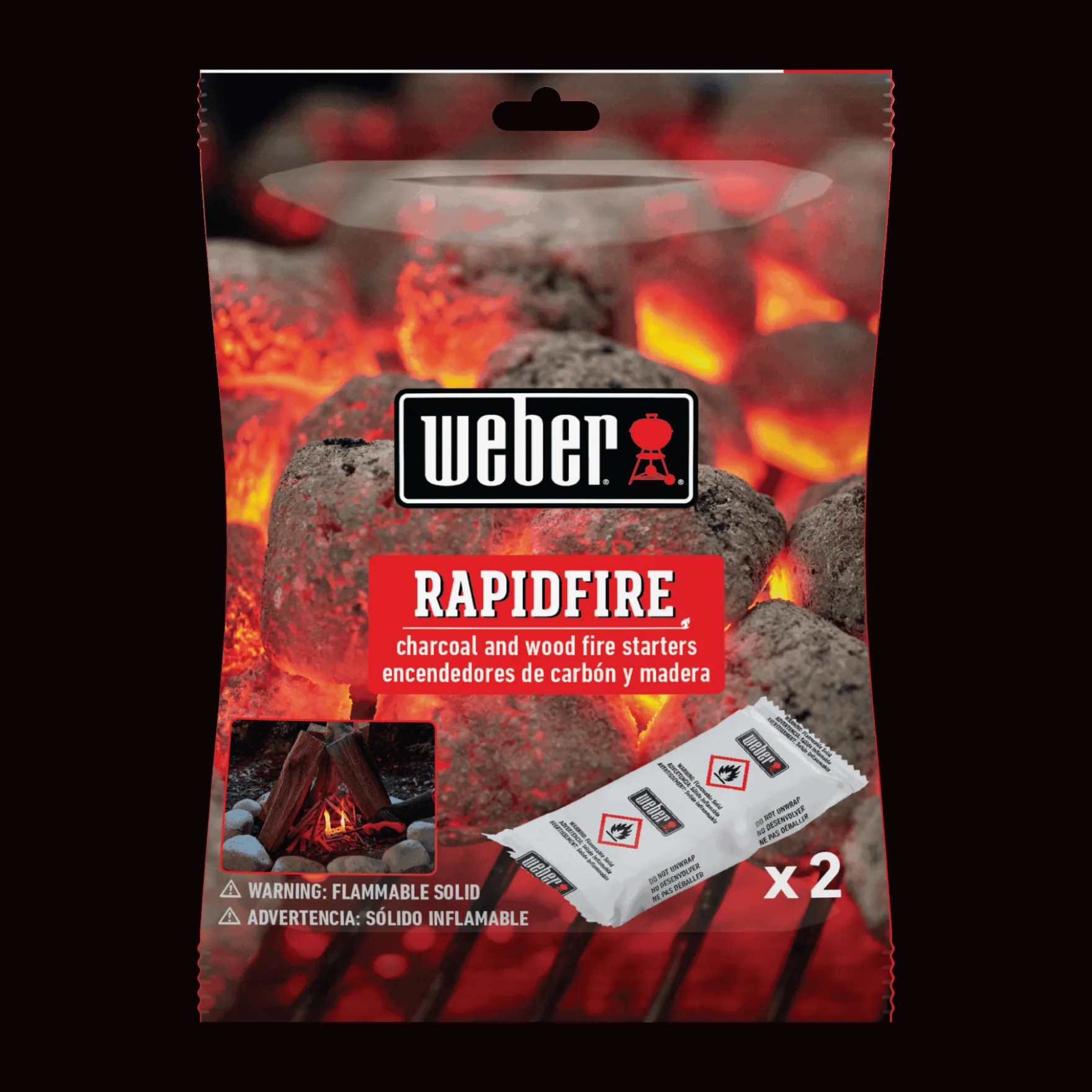 2 pc Rapidfire Fire Starters
