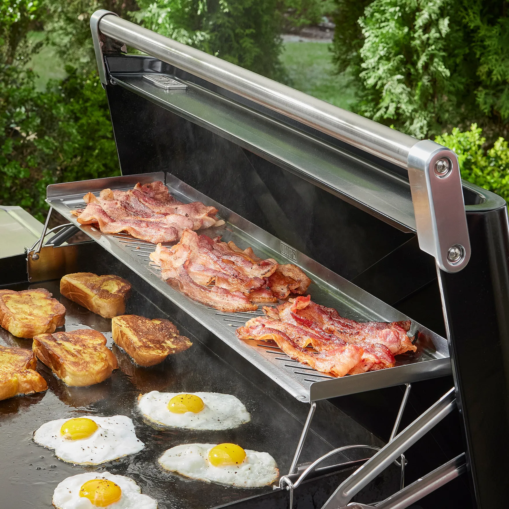 Dual-Level Warming Rack