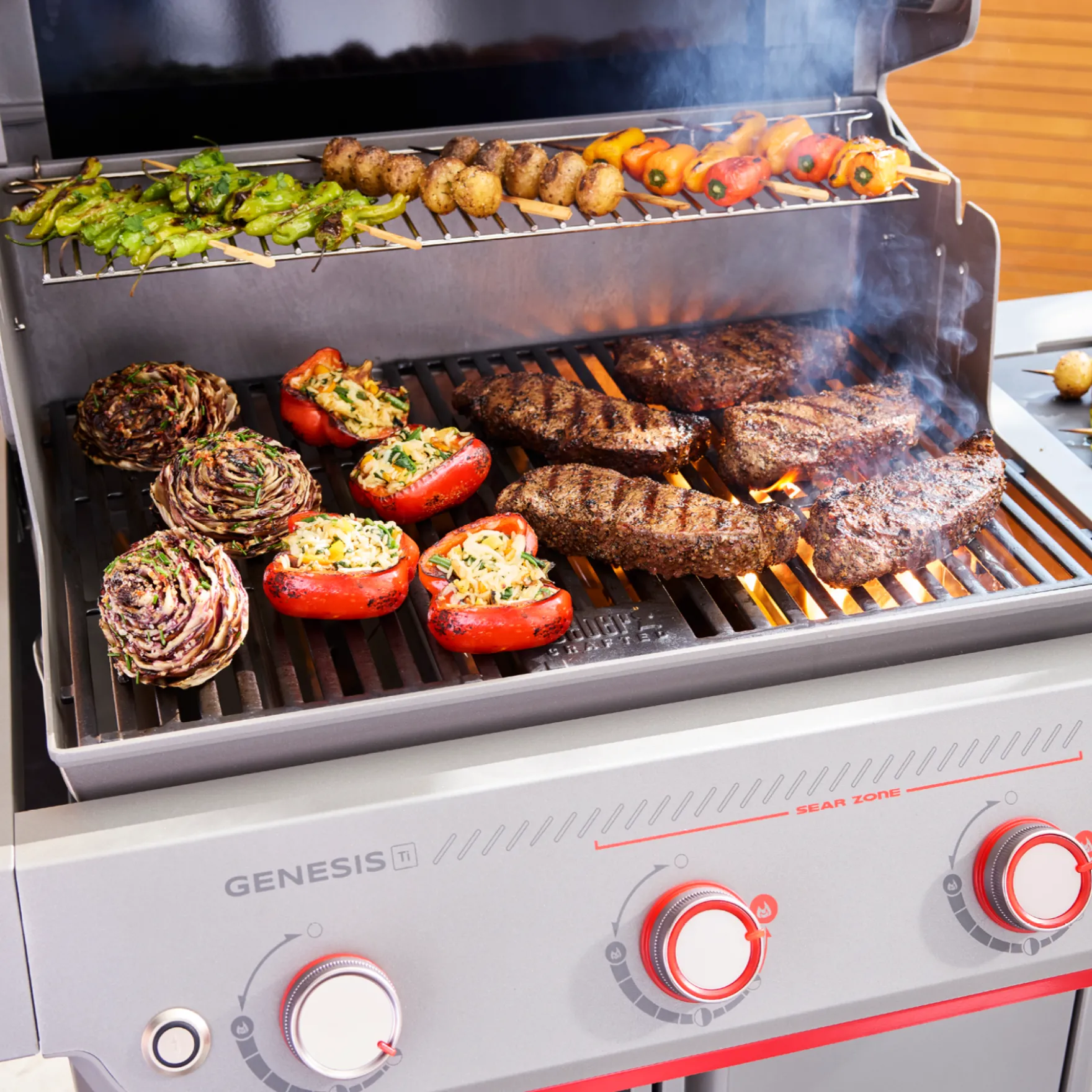 Genesis® E-325W Gas Grill Titanium Edition (Liquid Propane)