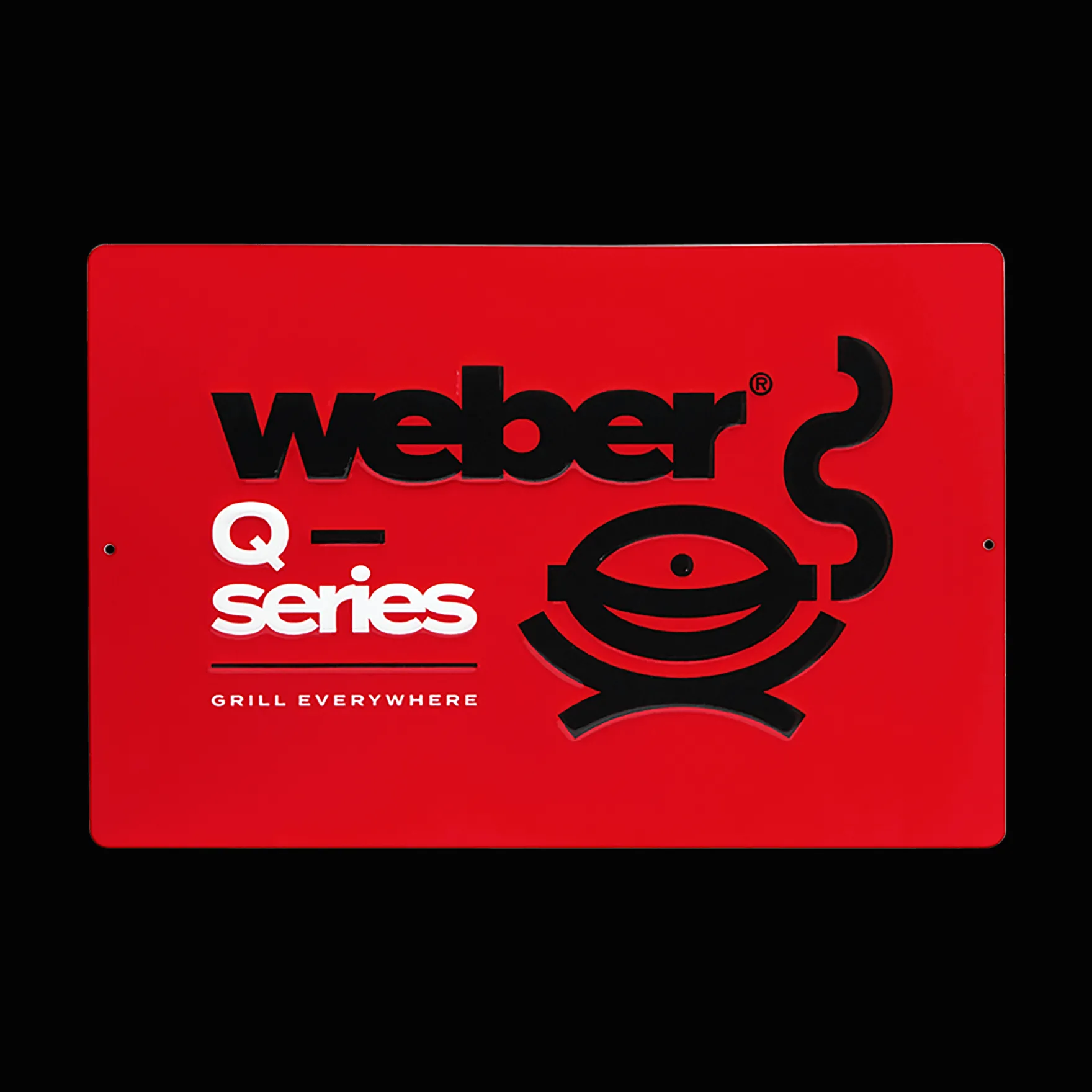 Limited Edition Weber Q Series Metal Sign