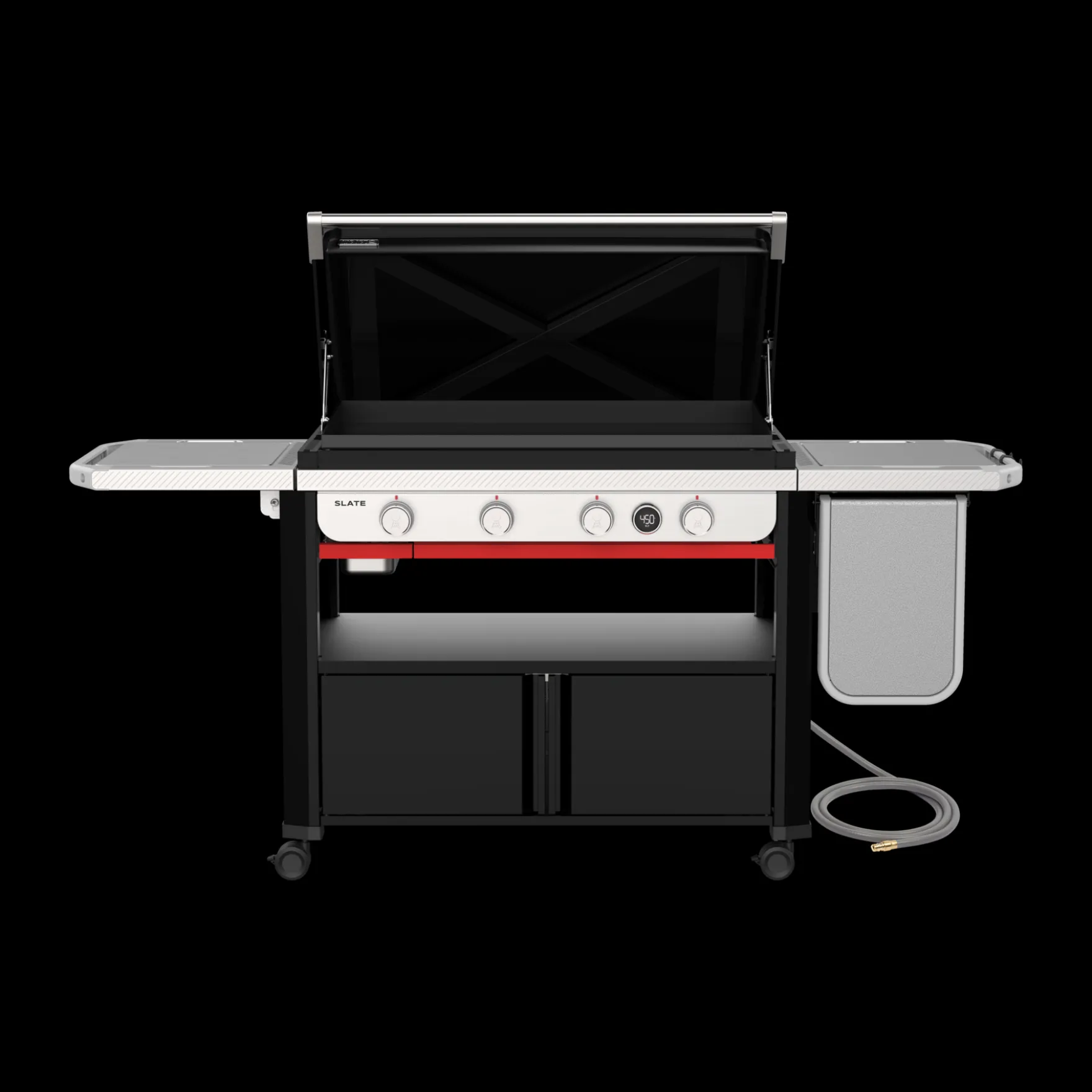 Slate® 36" Rust-Resistant Griddle with Flip-Up Side Table (Natural Gas)