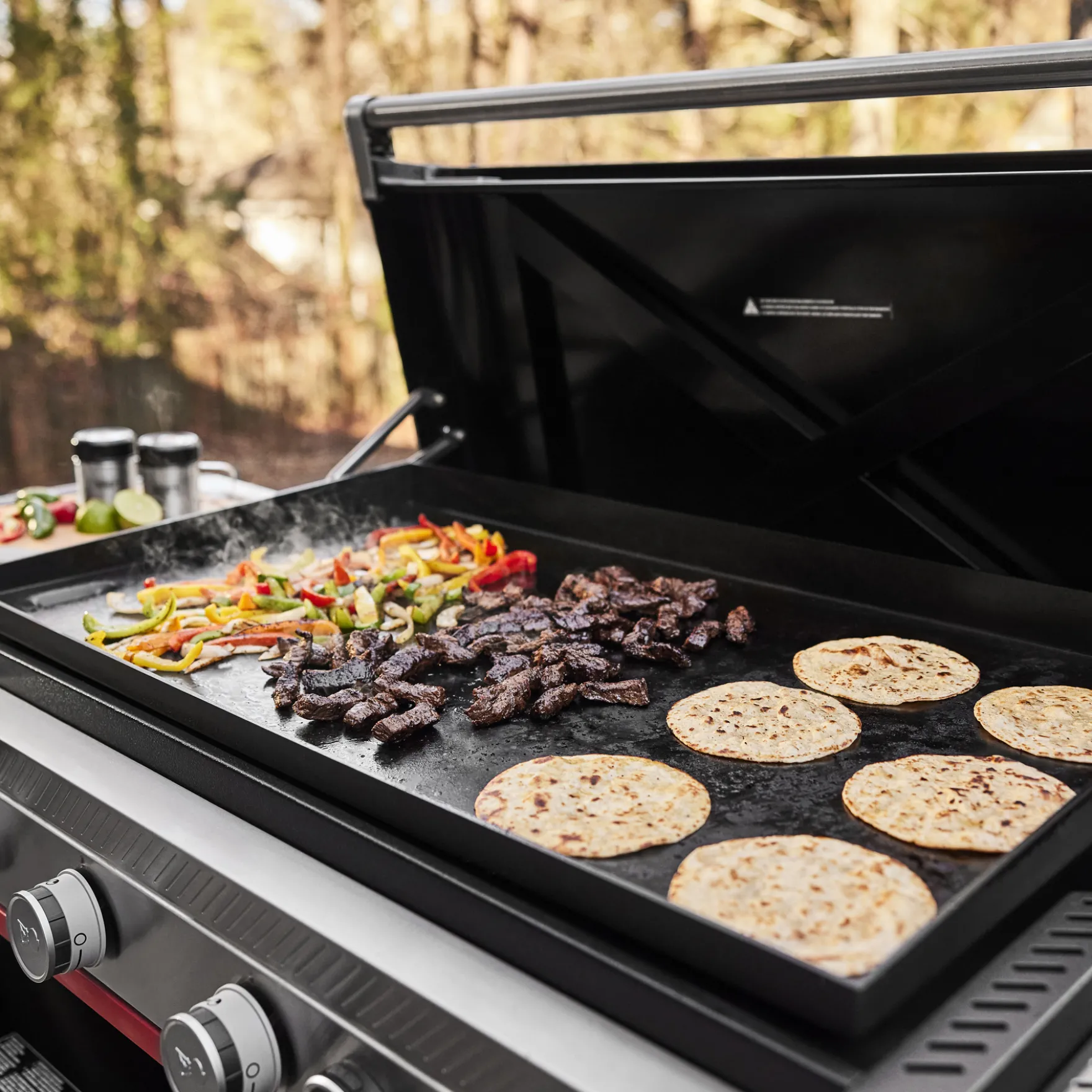 Slate® 36" Rust-Resistant Griddle with Flip-Up Side Table (Liquid Propane)