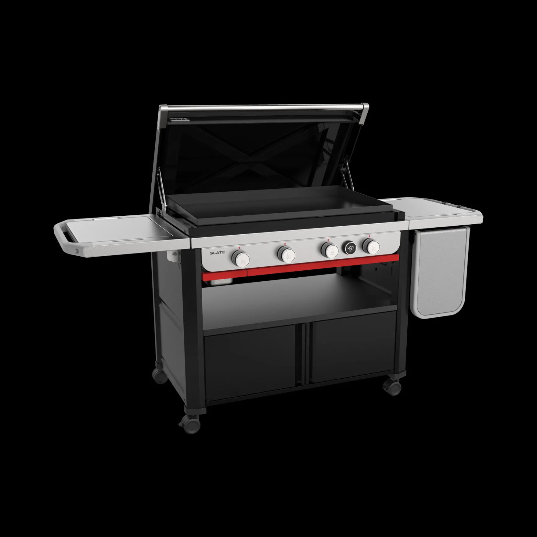 Slate® 36" Rust-Resistant Griddle with Flip-Up Side Table (Liquid Propane)